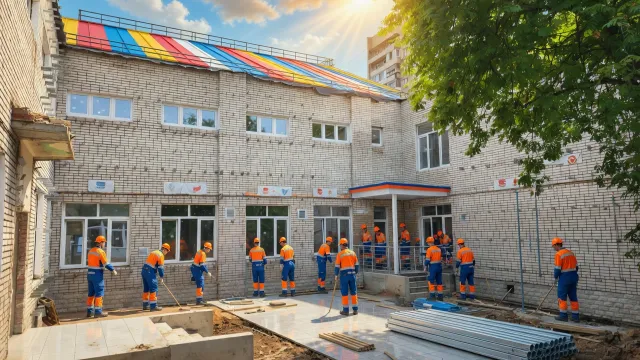 Детсад в Королеве преображается. К сентябрю - полная готовность!
